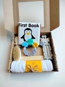 PREZENT na baby shower chrzest dla noworodka niemowlaka, PREMIUM L unisex