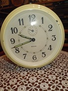 Stary duży budzik francuski nakręcany sprawny 