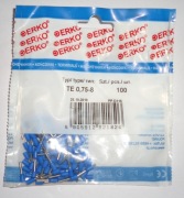 ERKO KOŃCÓWKA TULEJKOWA TE 0,75-8 op. 100 szt.