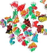 Brelok poppit świąteczny, antystresowy, Boże Narodzenie, 