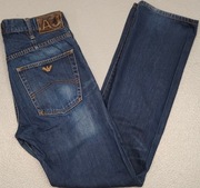 Wr) ARMANI JEANS oryginalne spodnie jeansowe Roz.30