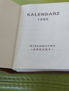 PRL- Kolekcjonerski Kalendarzyk kieszonkowy i notatnik 1980r.-wyd. ARKADY
