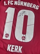 Koszulka Meczowa Matchworn FC Nürnberg Sebastian Kerk z autografem 