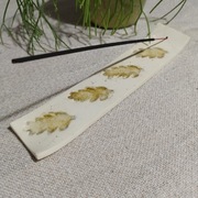 Ceramiczna podstawka pod kadzidełka liście 