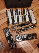 Zestaw Anten krótkofalarskich wojskowy dipol L itp. akcesoria różne