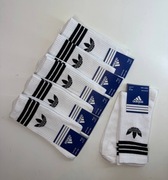 Skarpety Wysokie Białe Długie Skarpety 41-44(6 par)