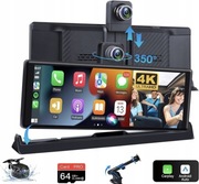 MONITOR SAMOCHODOWY 10,26" CARPLAY ANDROID AUTO KAMERA COFANIA 2 UCHWYTY