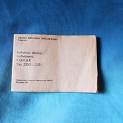 Instrukcja obsługi motoroweru KOMAR Typ 2350 i 2351