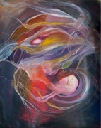 "BAZA" 100x80, olej na płótnie