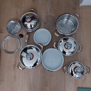 Oryginalny zestaw garnków Philipiak Milano 15 elementów