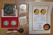 Zestaw numizmatów / medali