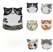 Malowanie diamentami PODKŁADKA POD KUBEK  "Kotki" zestaw 6 sztuk.