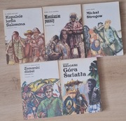 Kopalnie króla Salomona Zamorski diabeł zestaw książek 