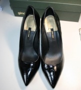 Nowe buty szpilki czarne skórzane 38 dł 24,5cm Gino Rossi +prezent