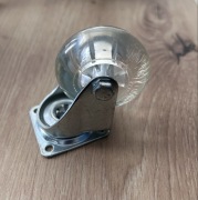 Eleganckie kółka meblowe fi 50 mm 20 kg