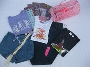 ŚLICZNY MARKOWY MODNY KOMPLET 6 - 7 LAT/ 114 - 120 I GRATISY !!!!!