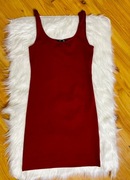 Damska sukienka bordo H&M rozmiar S