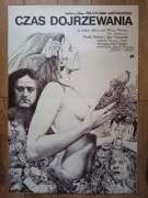Oryginalny polski plakat filmowy - Czas dojrzewania, Chodorowski, 1984