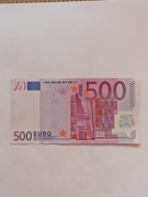 Banknot 500 Euro.