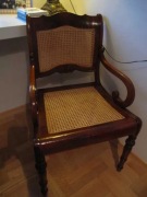 Fotel Biedermeier, po renowacji