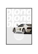Plakat A3 42x30 Frank Ocean "Blonde" Y2K do pokoju
