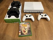 Konsola XBOX One S + 4 pady + Fifa 2024 + gra It takes two
