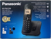 Panasonic KX-TGC210PDB Telefon bezprzewodowy czarny