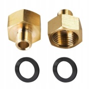 2 szt. Mosiężny adapter węża gazowego 1/2 cala żeński