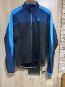 Zimowa kurtka rowerowa Rogeli granatowo-niebieska 