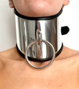 Collar typu posture obroża skóra naturalna rękodzieło BDSM bondage