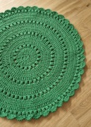 Dywan Handmade 95 cm ręcznie robiony na szydełku 