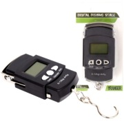 CYFROWA WAGA WĘDKARSKA DO 12 KG TAŚMA POMIAROWA 100 CM METALOWA