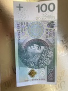 Banknot 100 zł seria BB 