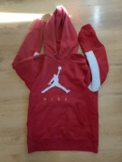 Czerwona Bluza Nike Jordan Jumpman z Kapturem | Rozmiar Xs