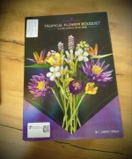 ! Klocki Bukiet Kwiatów Tropikalnych 890 el. Tropical Flower Bouquet !