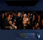 PODKŁADKA GAMINGOWA POD MYSZ LUB KLAWIATURĘ WIEDŹMIN 3 DZIKI GON 60X30