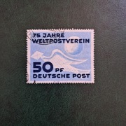 Deutsche Post  1949  75 lat UPU znaczek kasowany