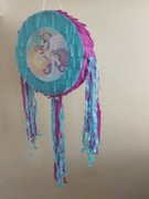 Zestaw piniata kucyk  jednorożec koń+kij+imię