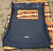 Podsufitka czarna na szyber BMW e46 compact