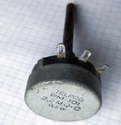 Potencjometr obrotowy PM-101 2,2M - C  05,W TELPOD