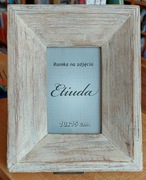 Piękną ramka na zdjęcie 10x15 cm Drewniana rustykalna