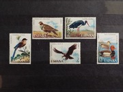 Znaczki Hiszpania 1973 fauna ptaki