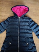 Kurtka zimowa dziewczęca granatowa z kapturem r.12Y
