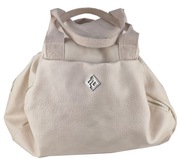 Torebka damska beżowa worek shopperka Filippo TD0006 bardzo dobry stan