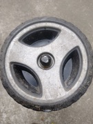 Kółka przednie kosiarki Bosch 1200W , prawe i lewe ,typ 3600H85B02 z ośką.