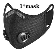 1 sportowa maska przeciwpyłowa + 6 filtrów