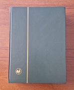 Goldhahn - Używany zielony klaser filatelistyczny, 60 białych stron 