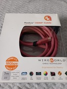 Wireworld Radius kabel hdmi, 4K, 7m, nowy