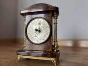 Barometr kominkowy z marmuru styl empire Western Germany