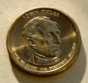 1 dolar 2009 John Tyler  one dollar UNC  Stan !!! 
